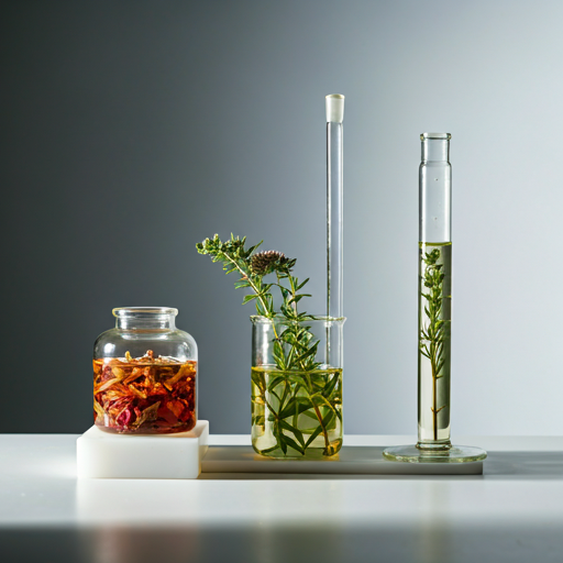 Botanical haircare imagery